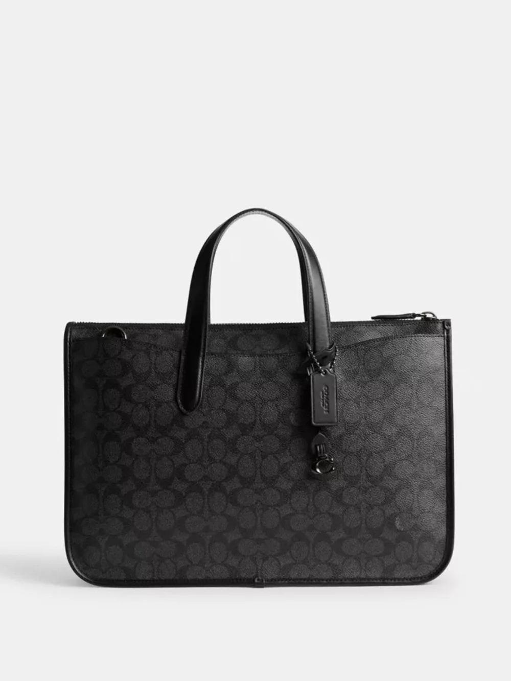 Coach sleek black